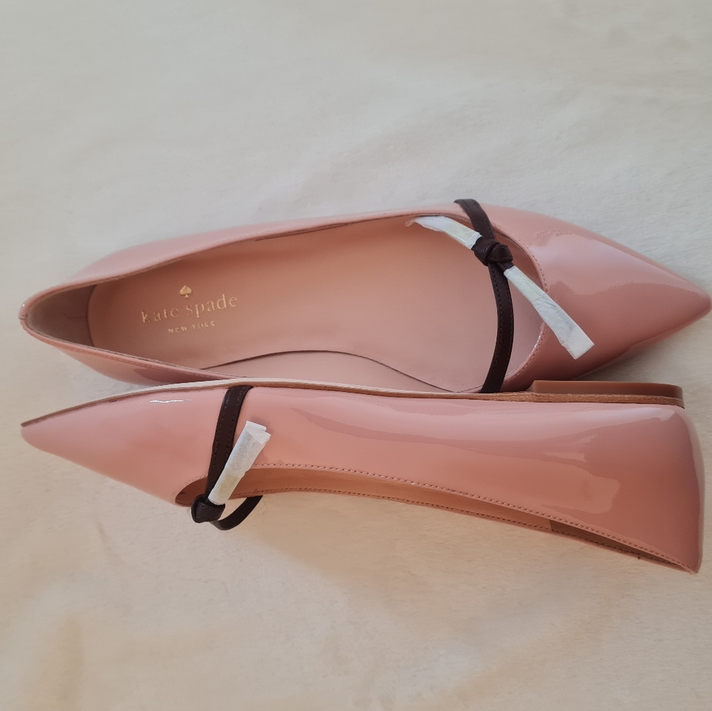 NEW Kate spade DELILAH FLATS IN CONCH💕 - Picture 10 of 11
